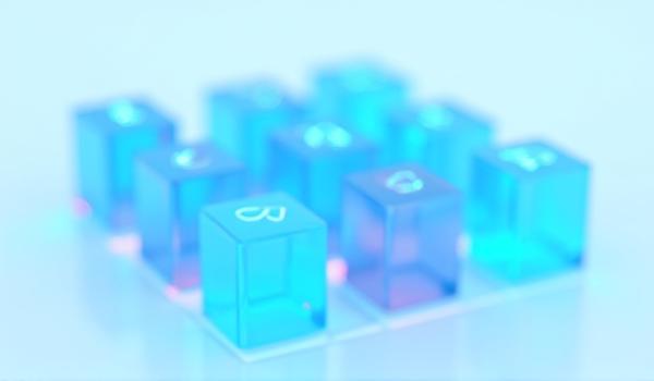 Abstract visualization of data cloning blocks, representing technical precision.