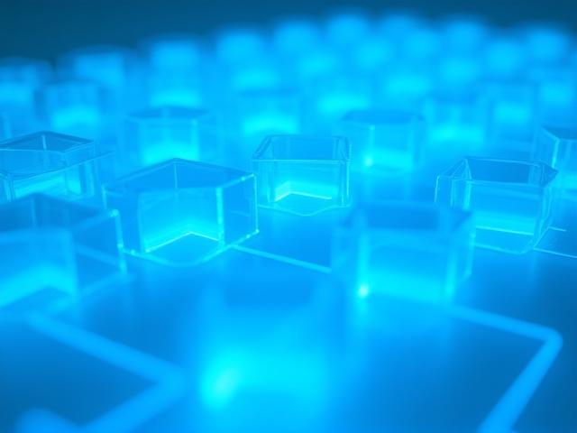 Abstract visualization of data encryption and secure digital layers